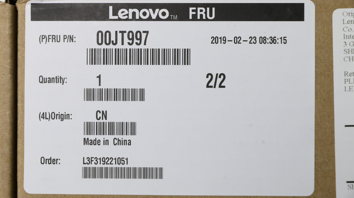 Lenovo Ma Mechanical Assemblies - 00JT997