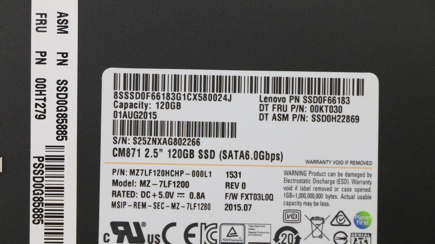 Lenovo 00KT030 Sd Solid State Drives