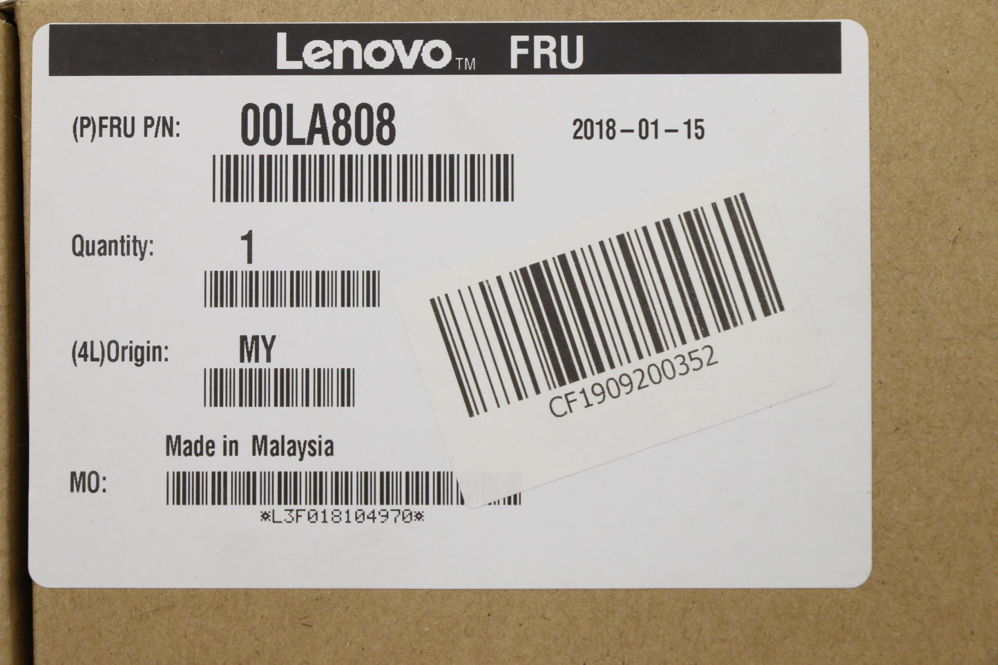 Lenovo Pu Processors - 00LA808