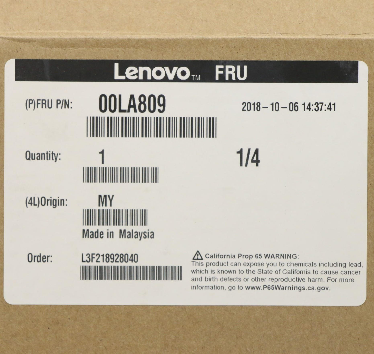 Lenovo Pu Processors - 00LA809