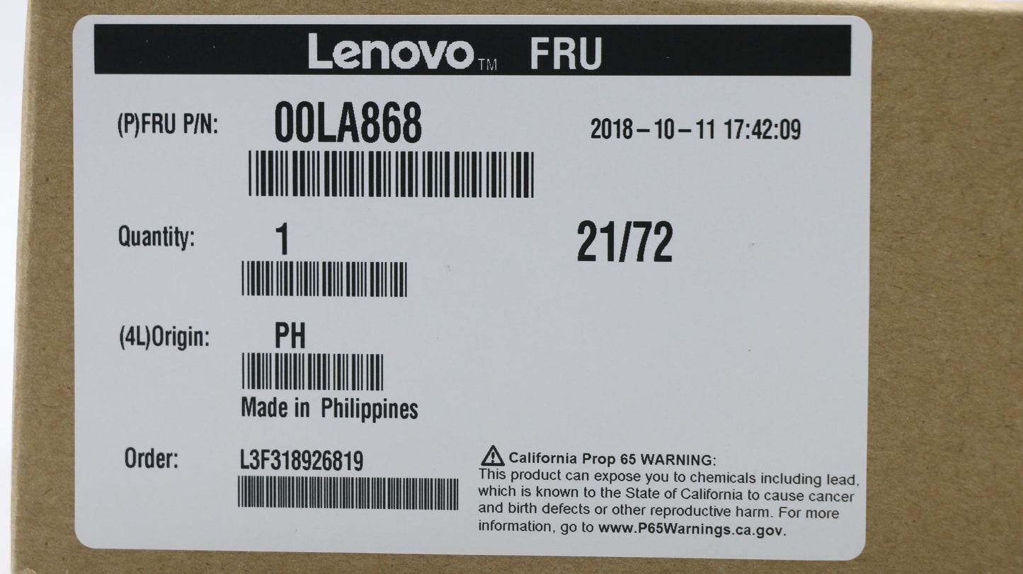 Lenovo Hd Hard Drives - 00LA868