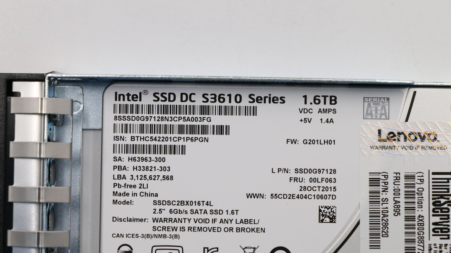 Lenovo Sd Solid State Drives - 00LA895