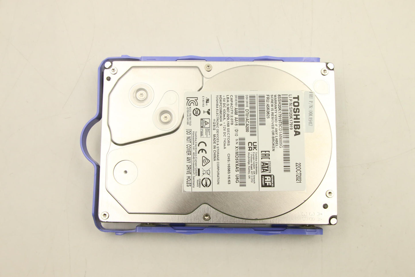 Lenovo Nhs 2Tb Sata - Dt 7200 Rpm, 6G - 00LA947