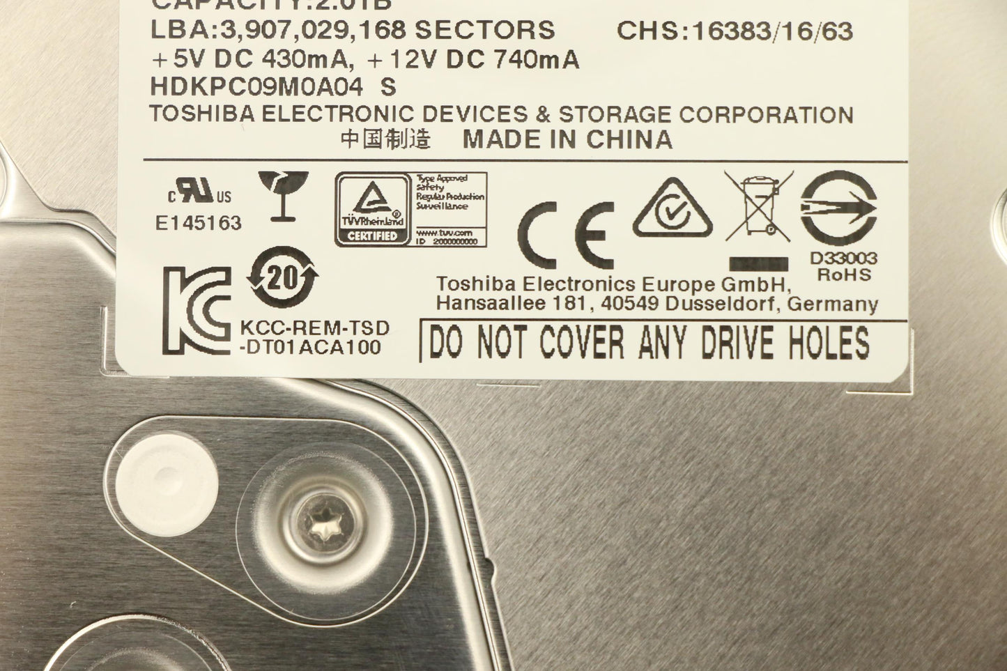 Lenovo Nhs 2Tb Sata - Dt 7200 Rpm, 6G - 00LA947