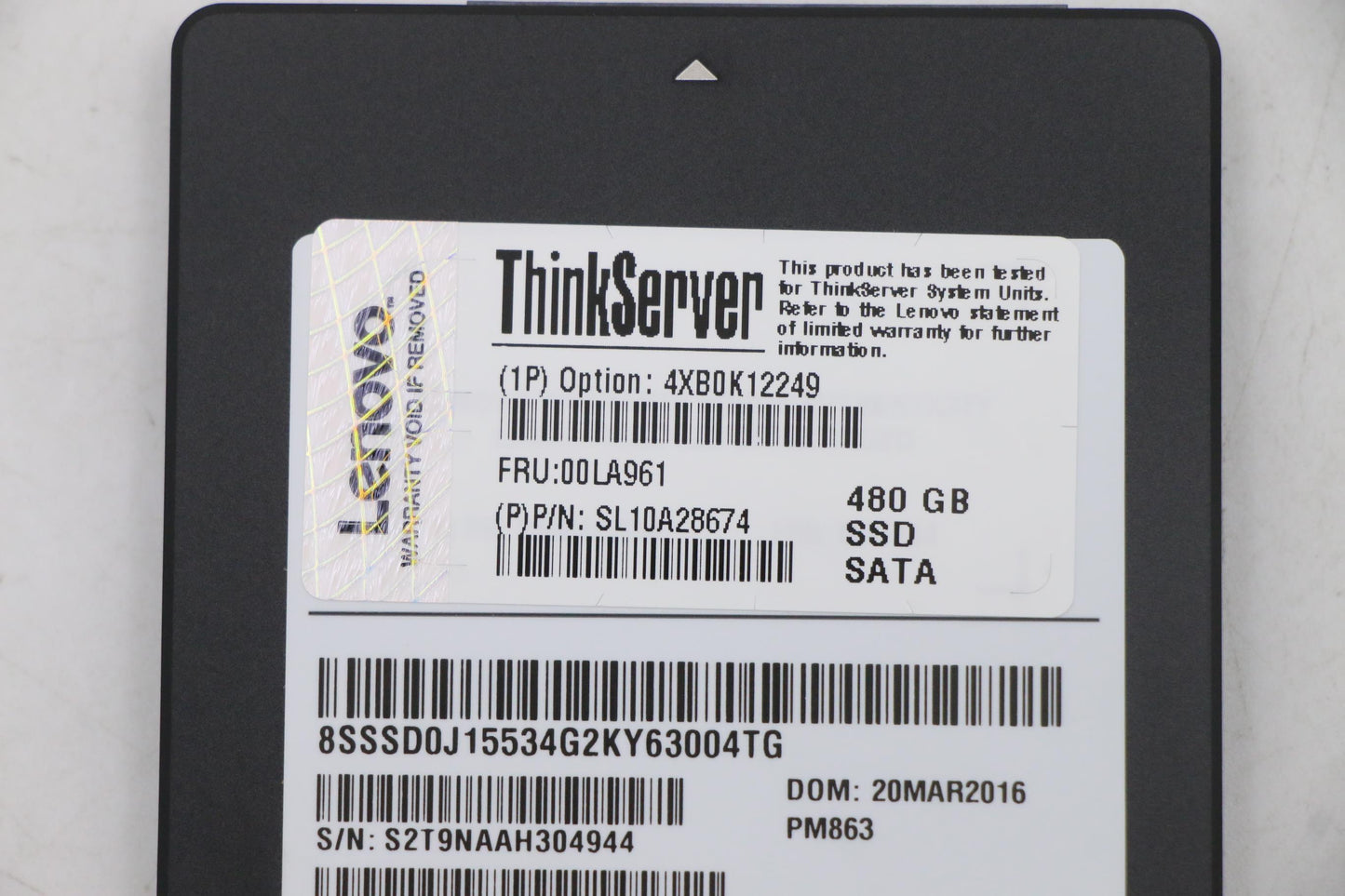 Lenovo Sd Solid State Drives - 00LA961
