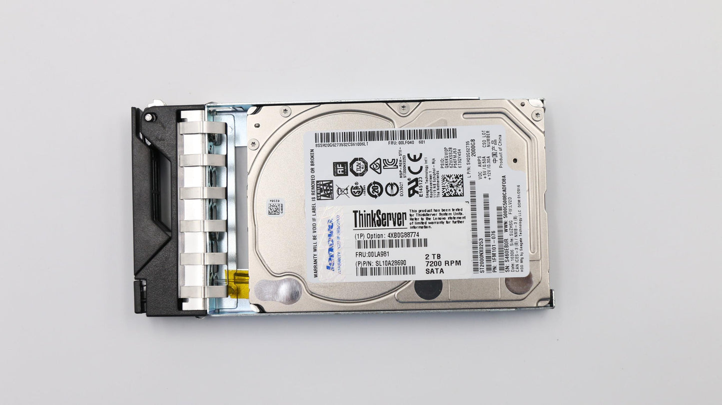 Lenovo Hd Hard Drives - 00LA981