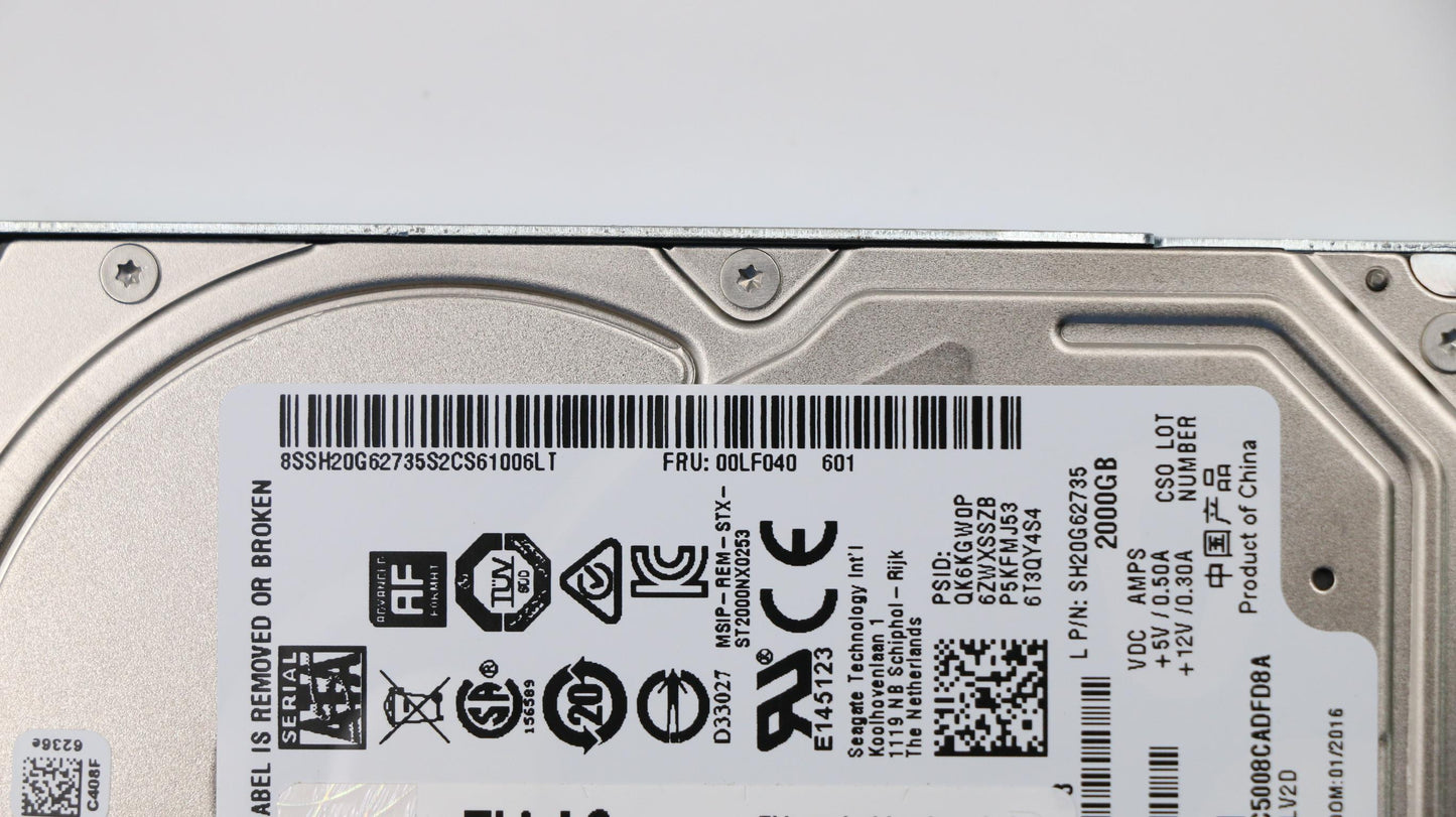 Lenovo Hd Hard Drives - 00LA981