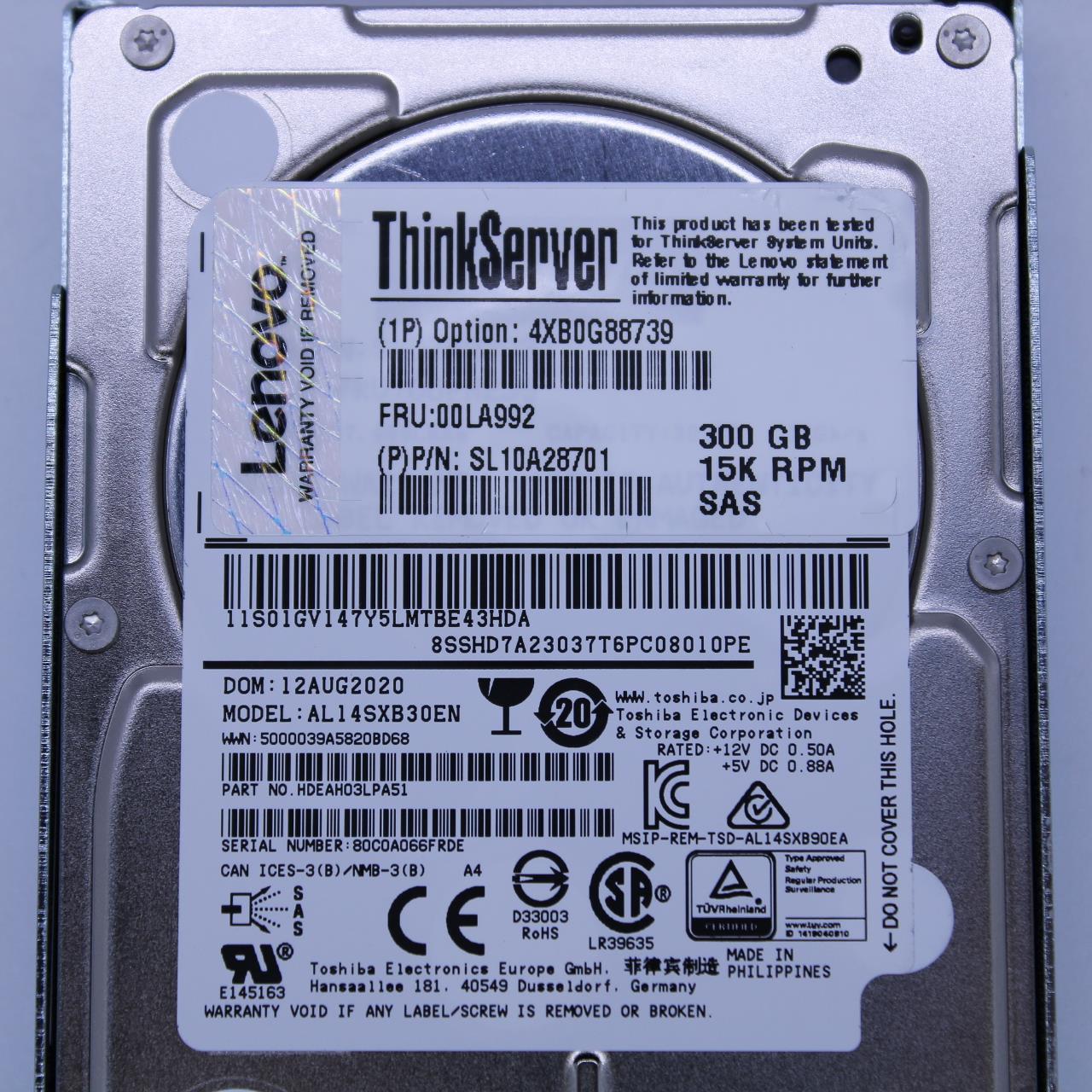 Lenovo Hd Hard Drives - 00LA992