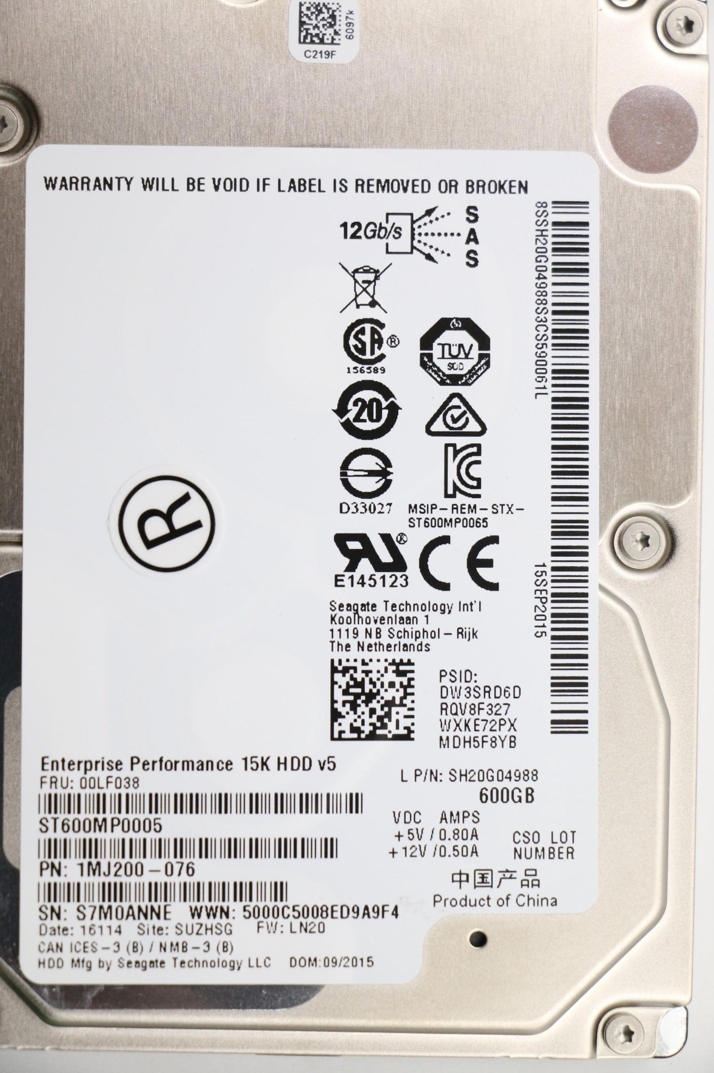 Lenovo 00LF038 Hd Hard Drives