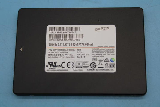 Lenovo 00LF255 Sd Solid State Drives