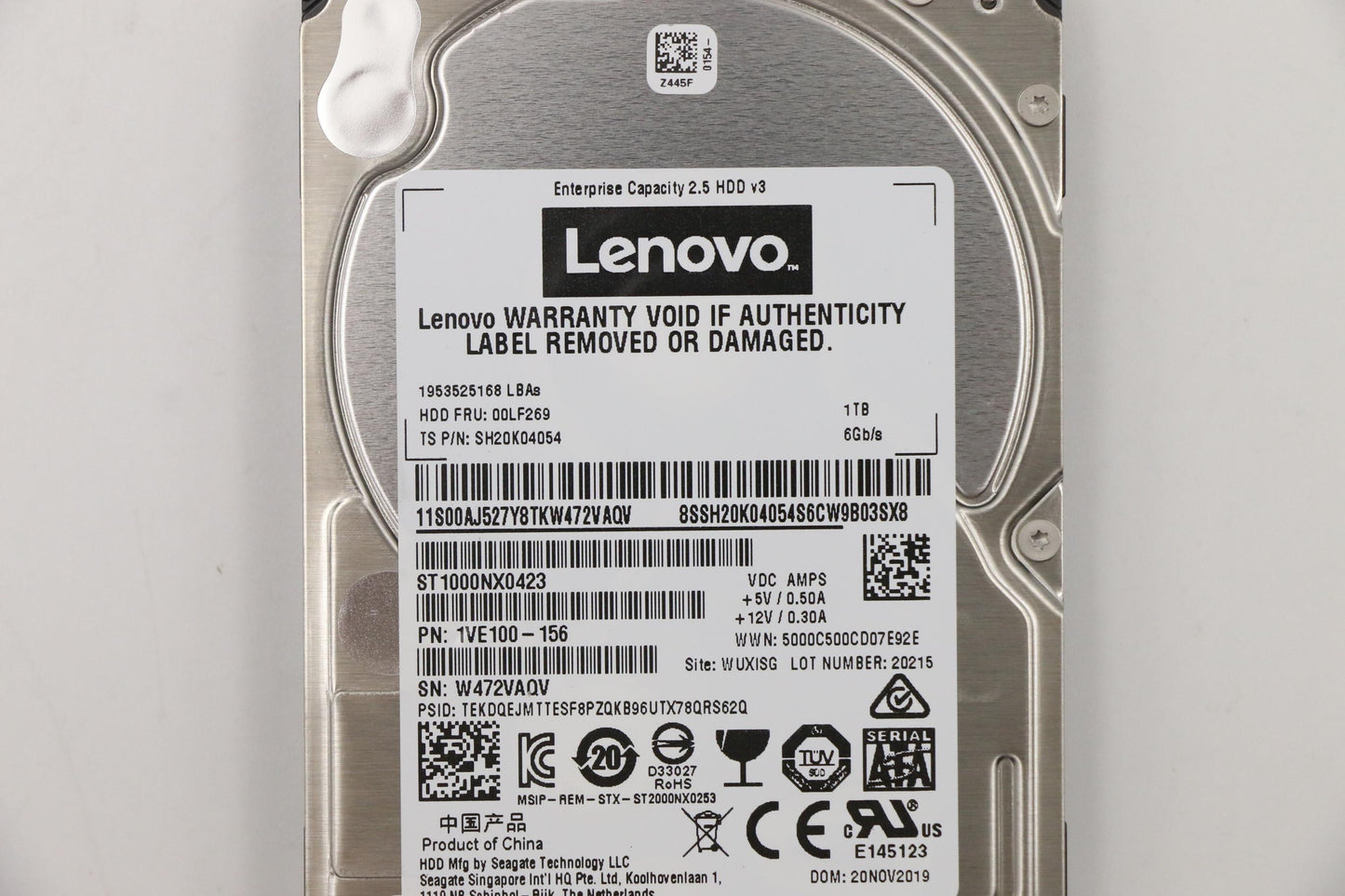 Lenovo 00LF269 Hd Hard Drives