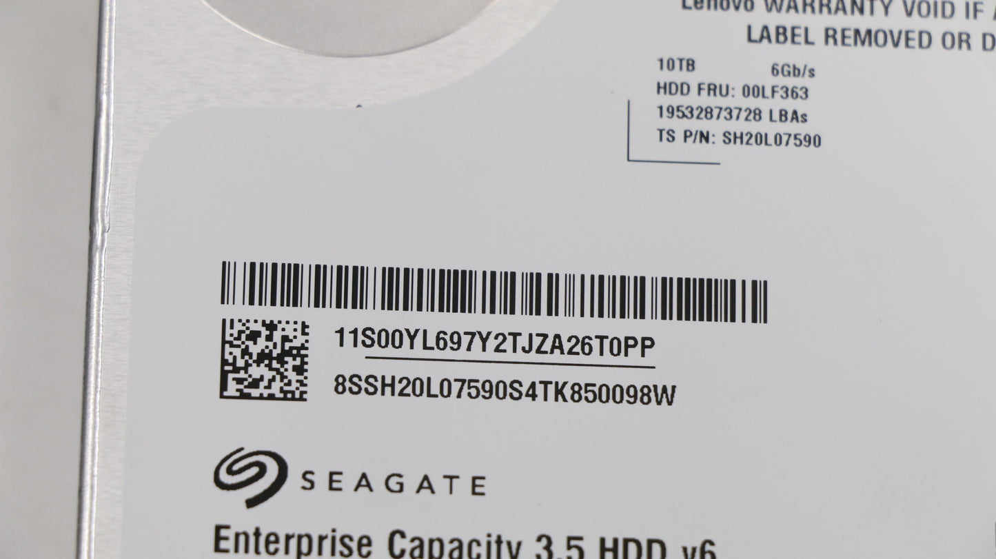 Lenovo Hgst 3.5 7200 Sata 10Tb 512E - 00LF363