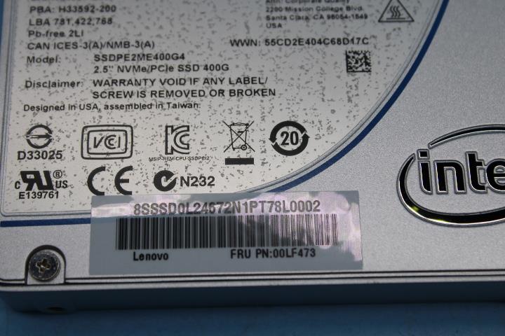 Lenovo Ssd_Asm Intel P3600 Pcie 2.5 M - 00LF473