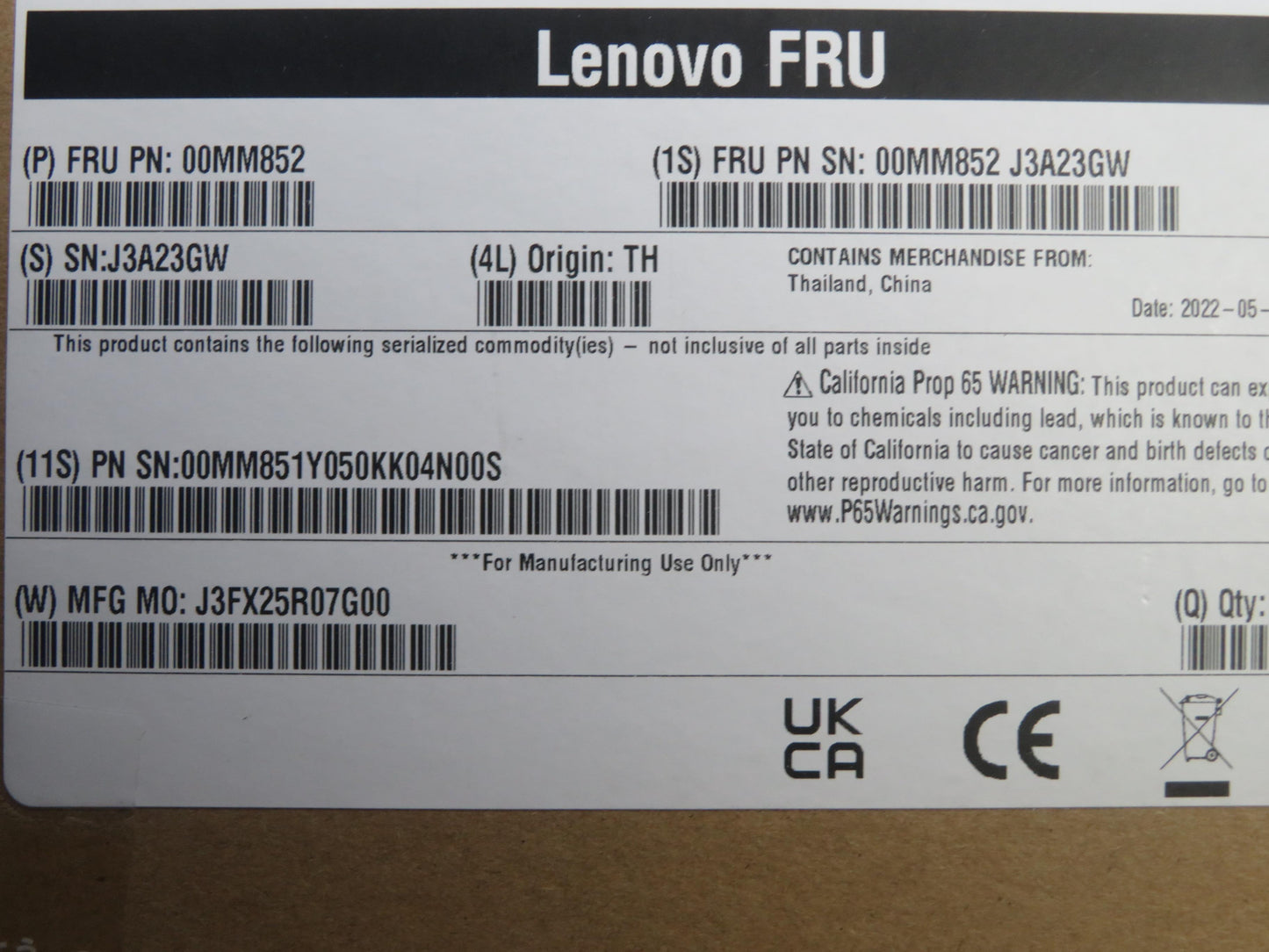 Lenovo 00MM852 Cl Wired Lan Adapters