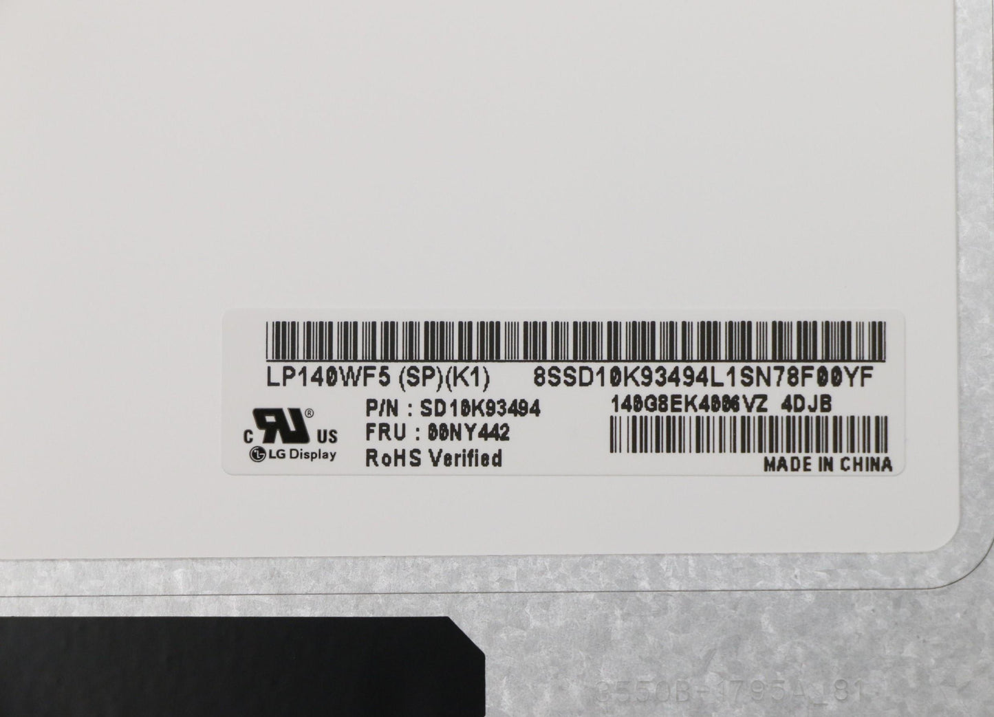 Lenovo Display Lgd 14.0 Fhd Ips Ag In - 00NY442