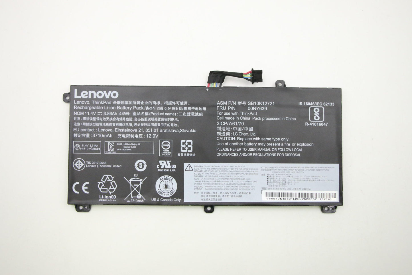 Lenovo 00NY639 Ba Rechargeable Batteries