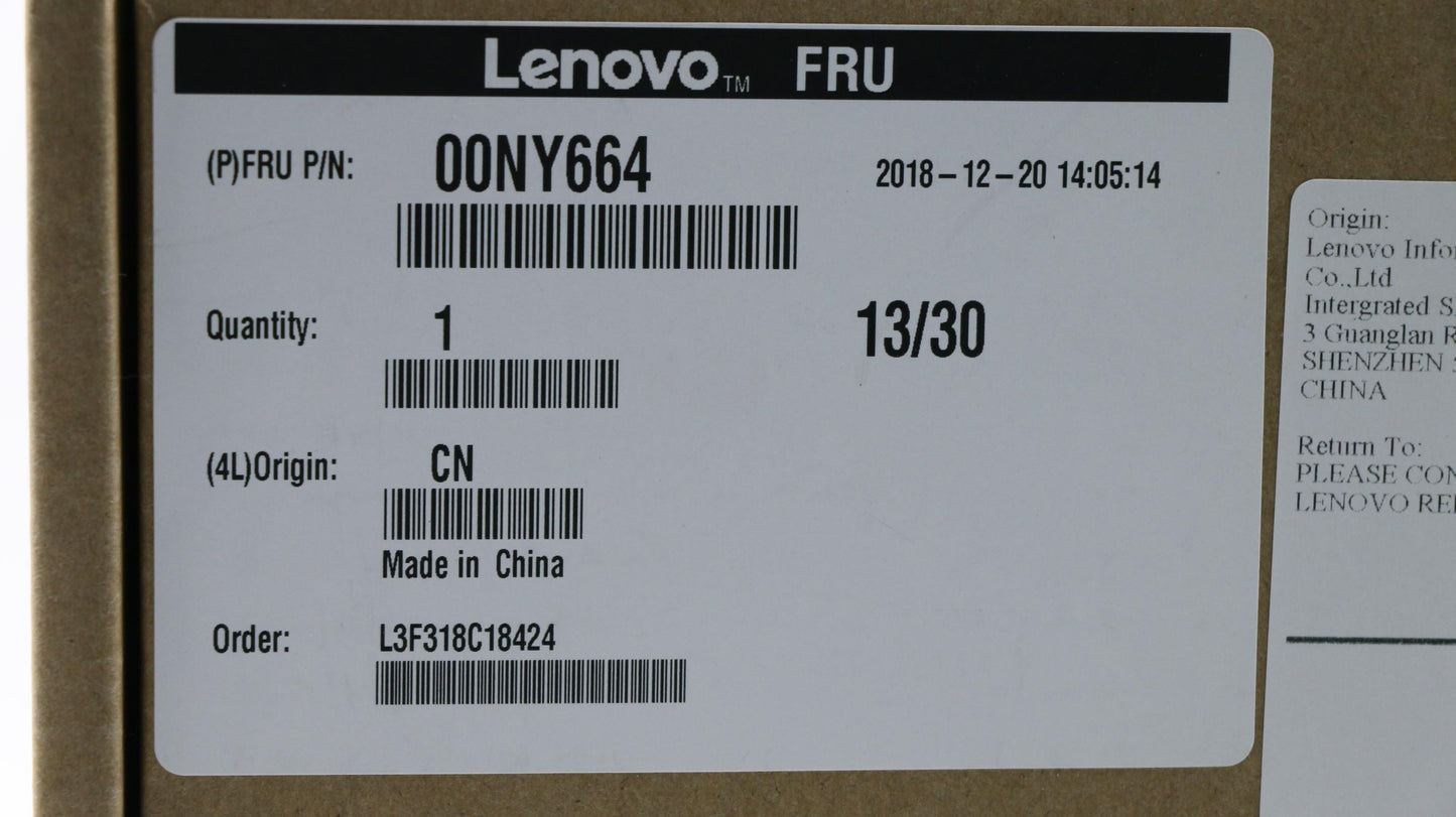 Lenovo Lgd 14.0 Wqhd Ips Ag 2.4T - 00NY664