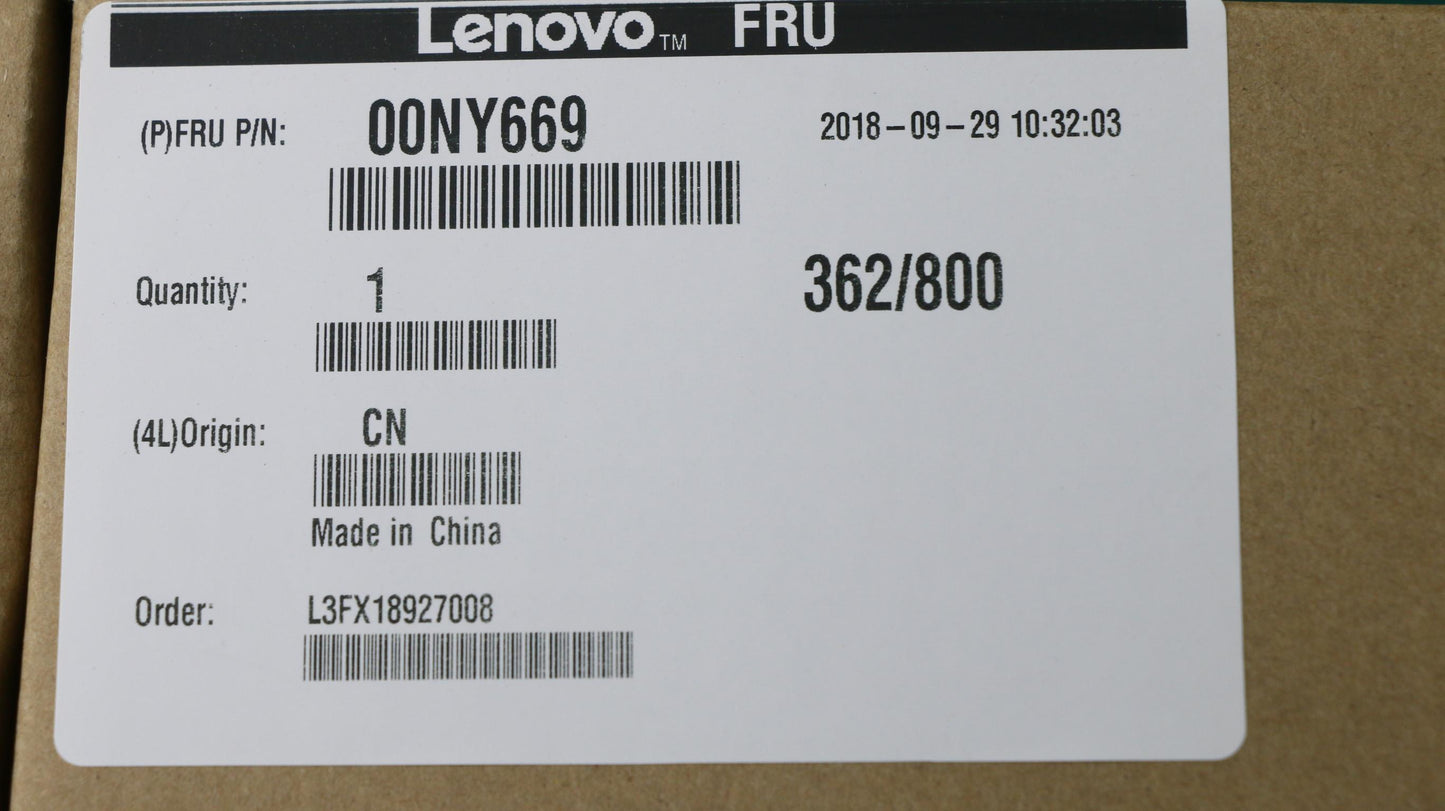 Lenovo (00NY669) 14" FHD Display, Non-Touch, Anti-Glare, IPS, 200nits