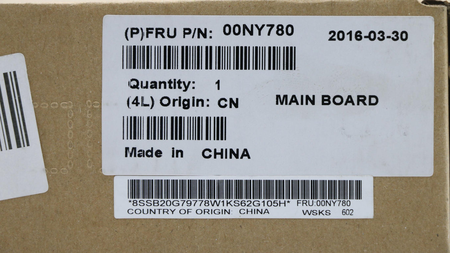 Lenovo 00Ny780 - Part