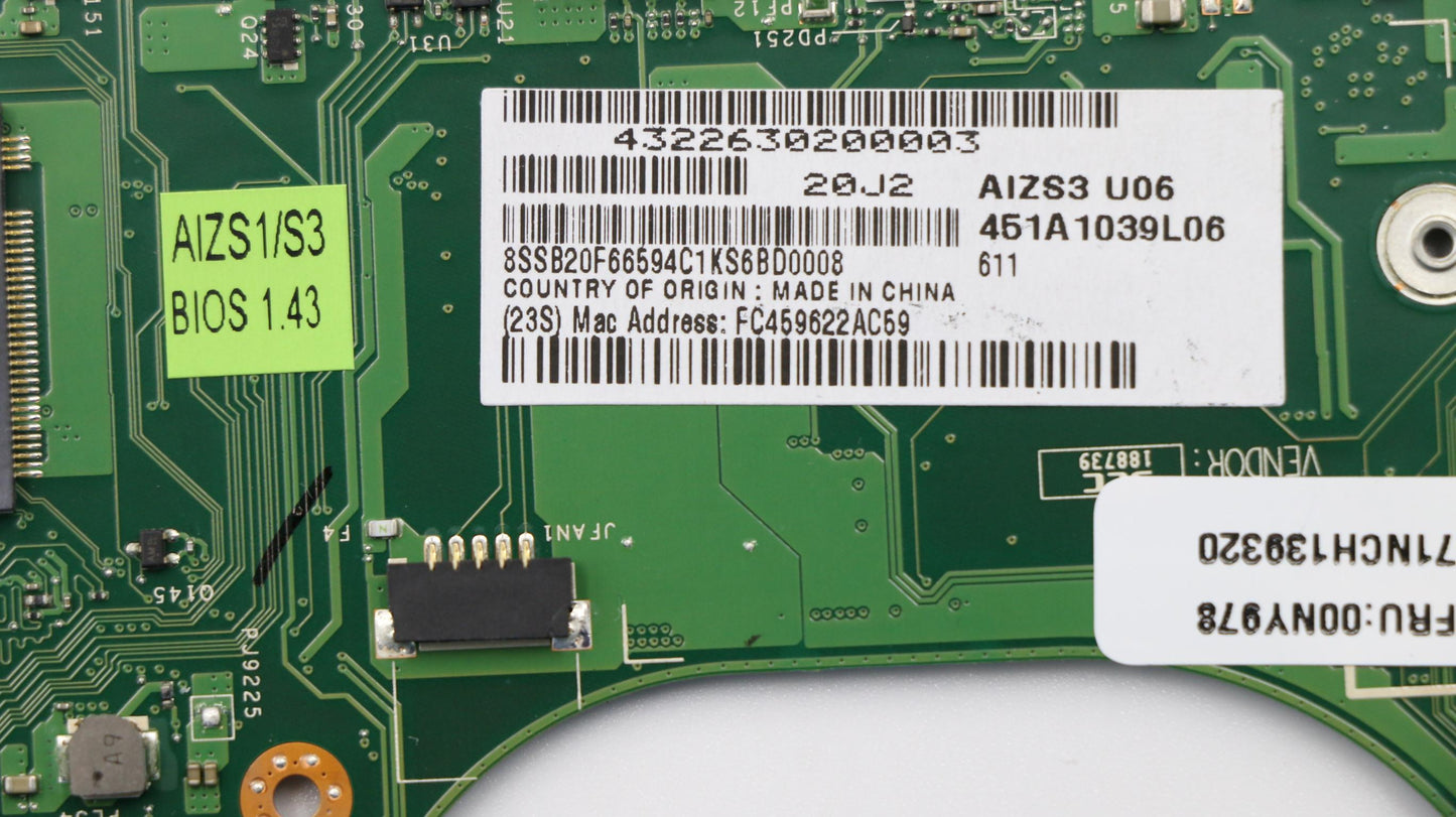 Lenovo Pl System Boards - 00NY978