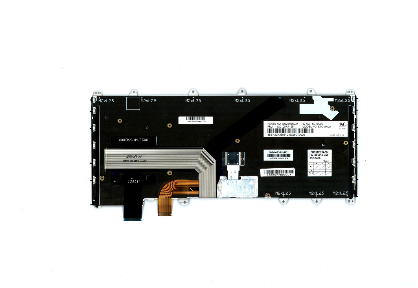 Lenovo Ki Keyboards Internal - 00PA125