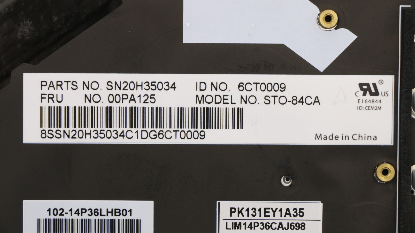 Lenovo Ki Keyboards Internal - 00PA125