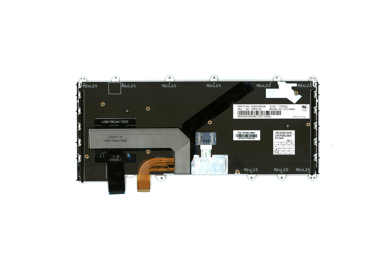 Lenovo Ki Keyboards Internal - 00PA130