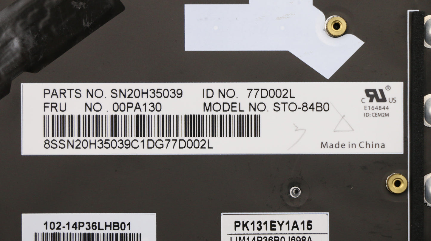 Lenovo Ki Keyboards Internal - 00PA130