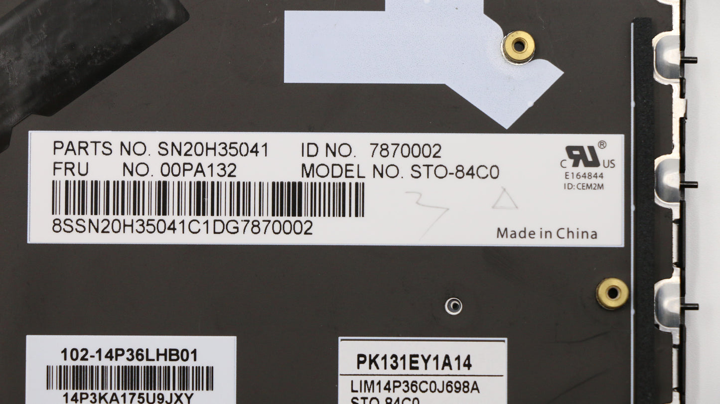Lenovo Ki Keyboards Internal - 00PA132