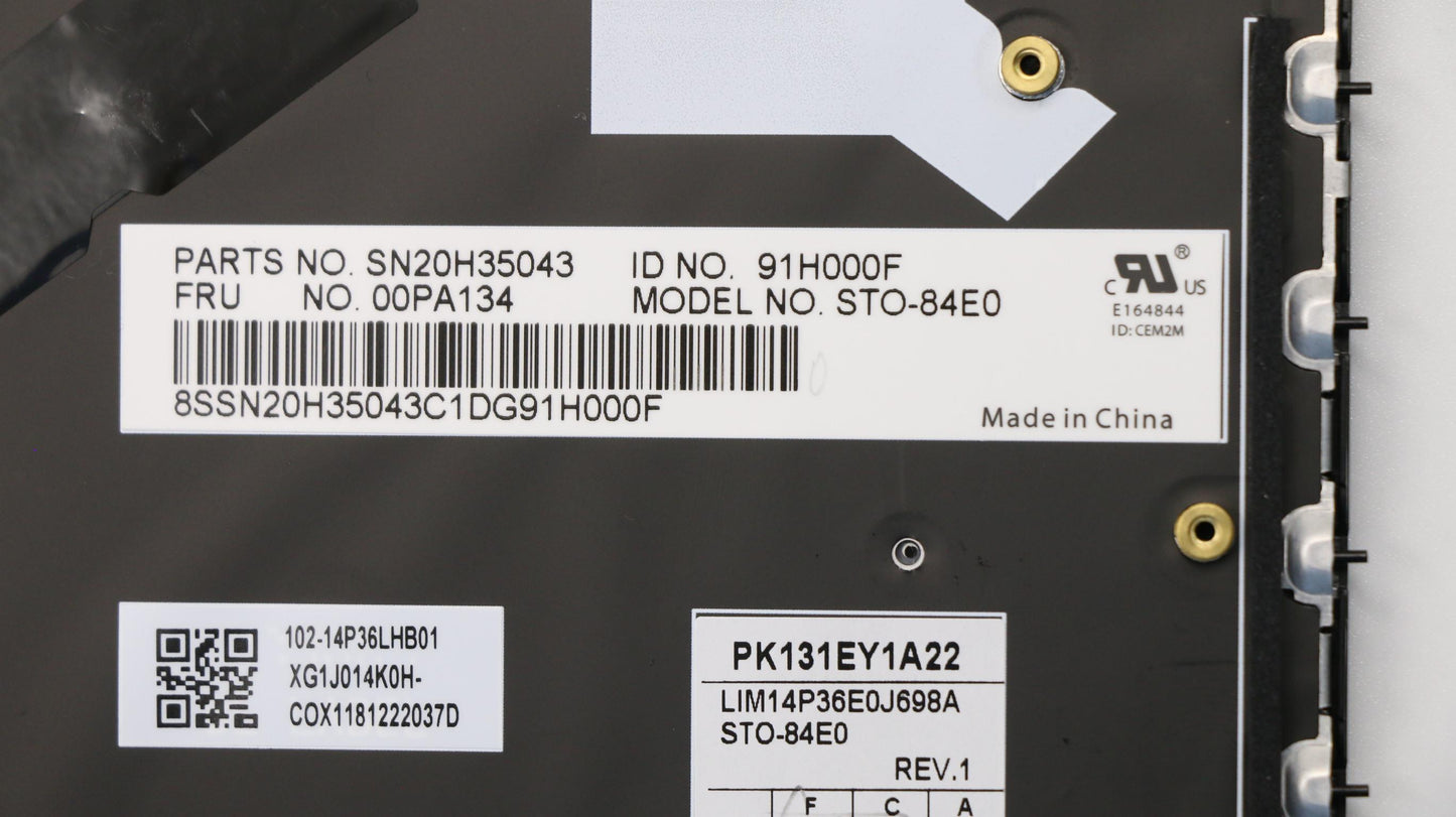 Lenovo Ki Keyboards Internal - 00PA134