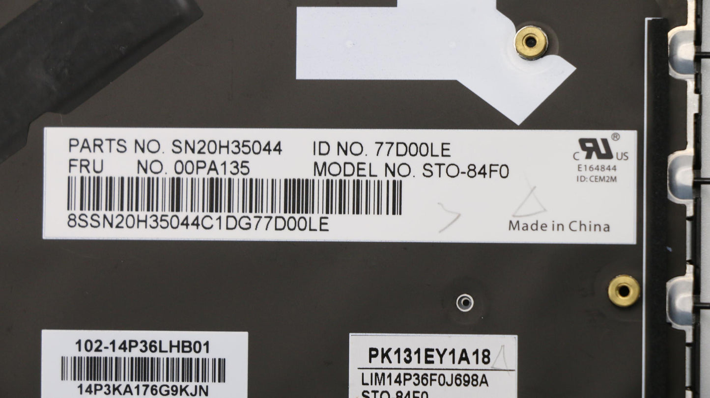 Lenovo Ki Keyboards Internal - 00PA135