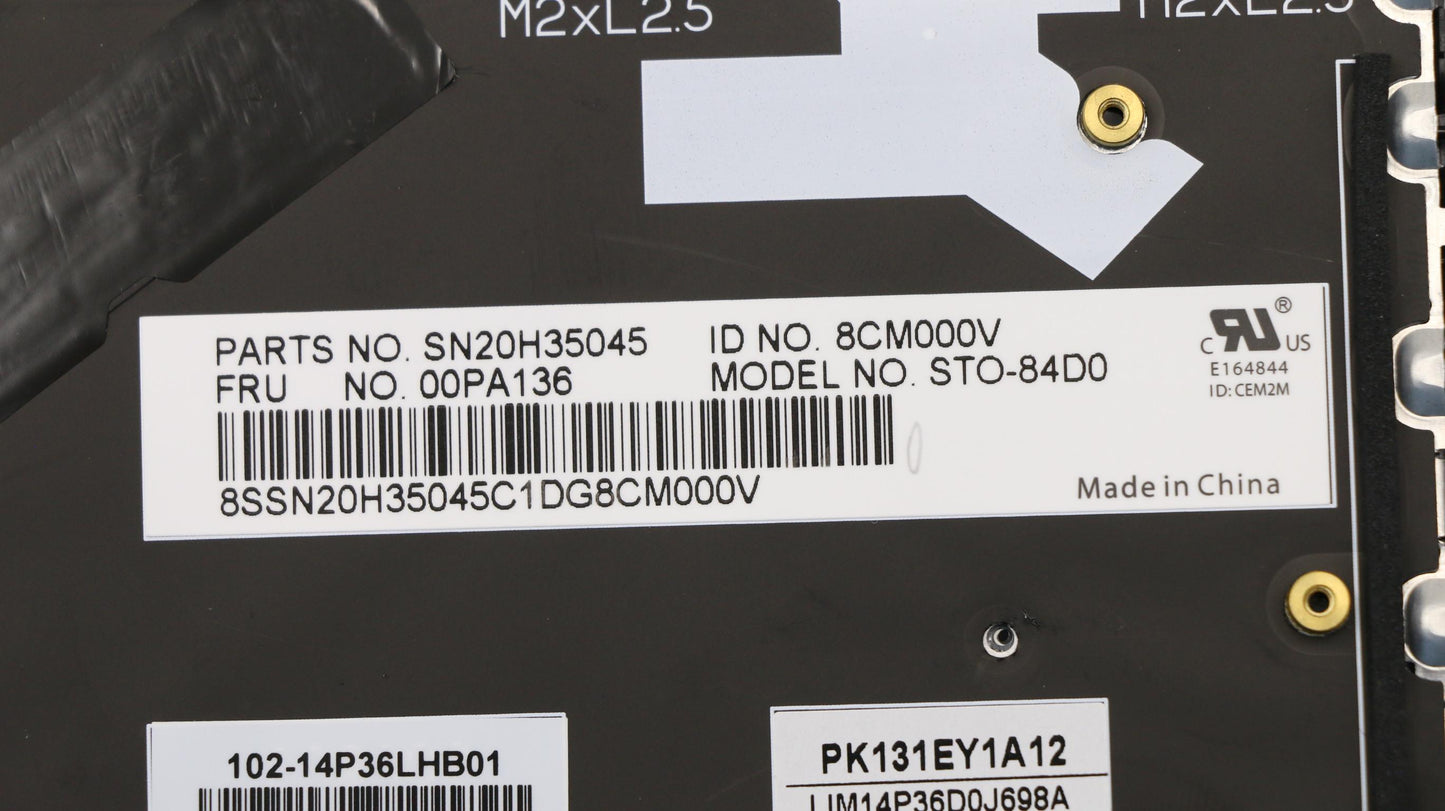 Lenovo Ki Keyboards Internal - 00PA136