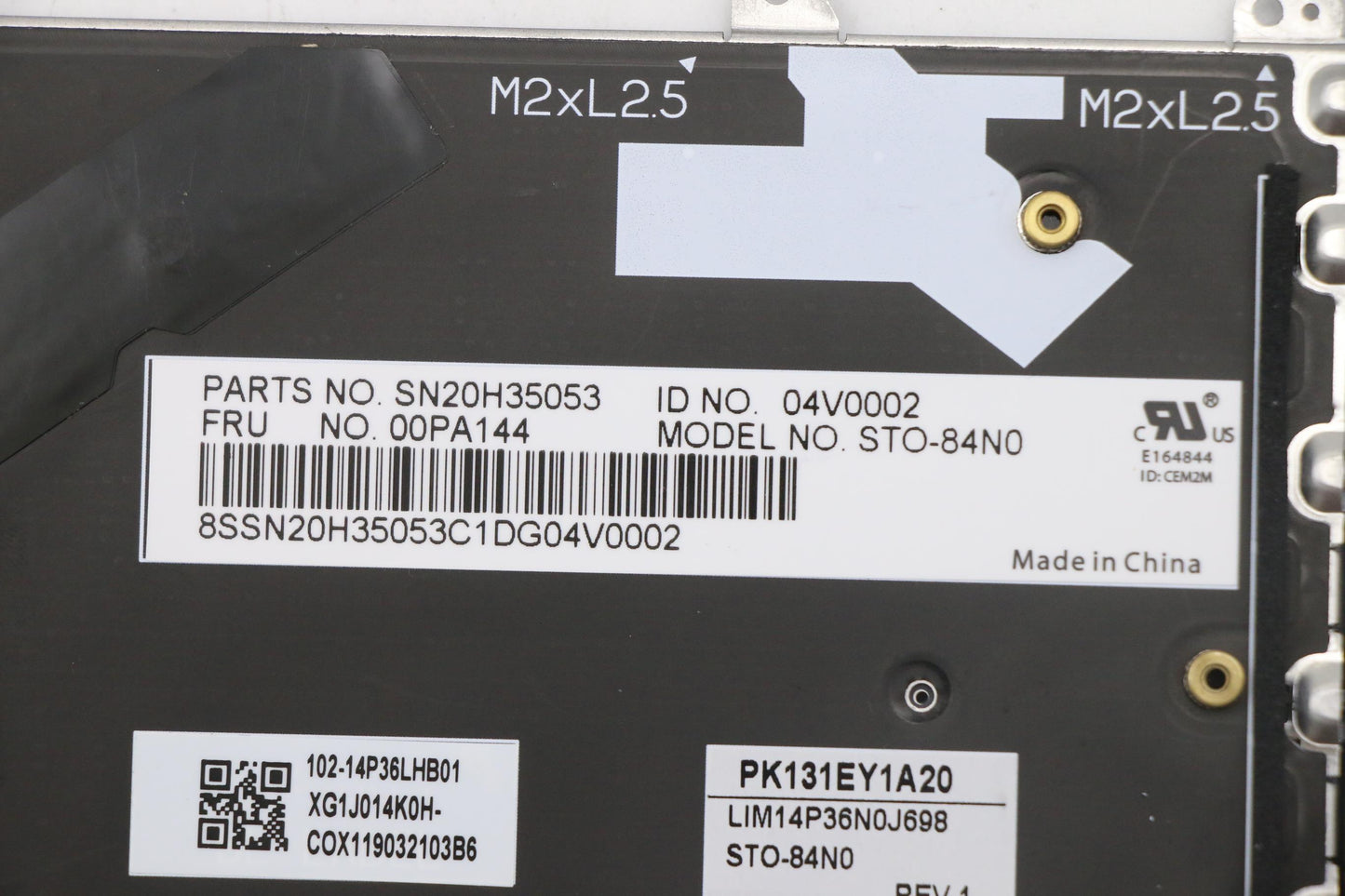 Lenovo Ki Keyboards Internal - 00PA144