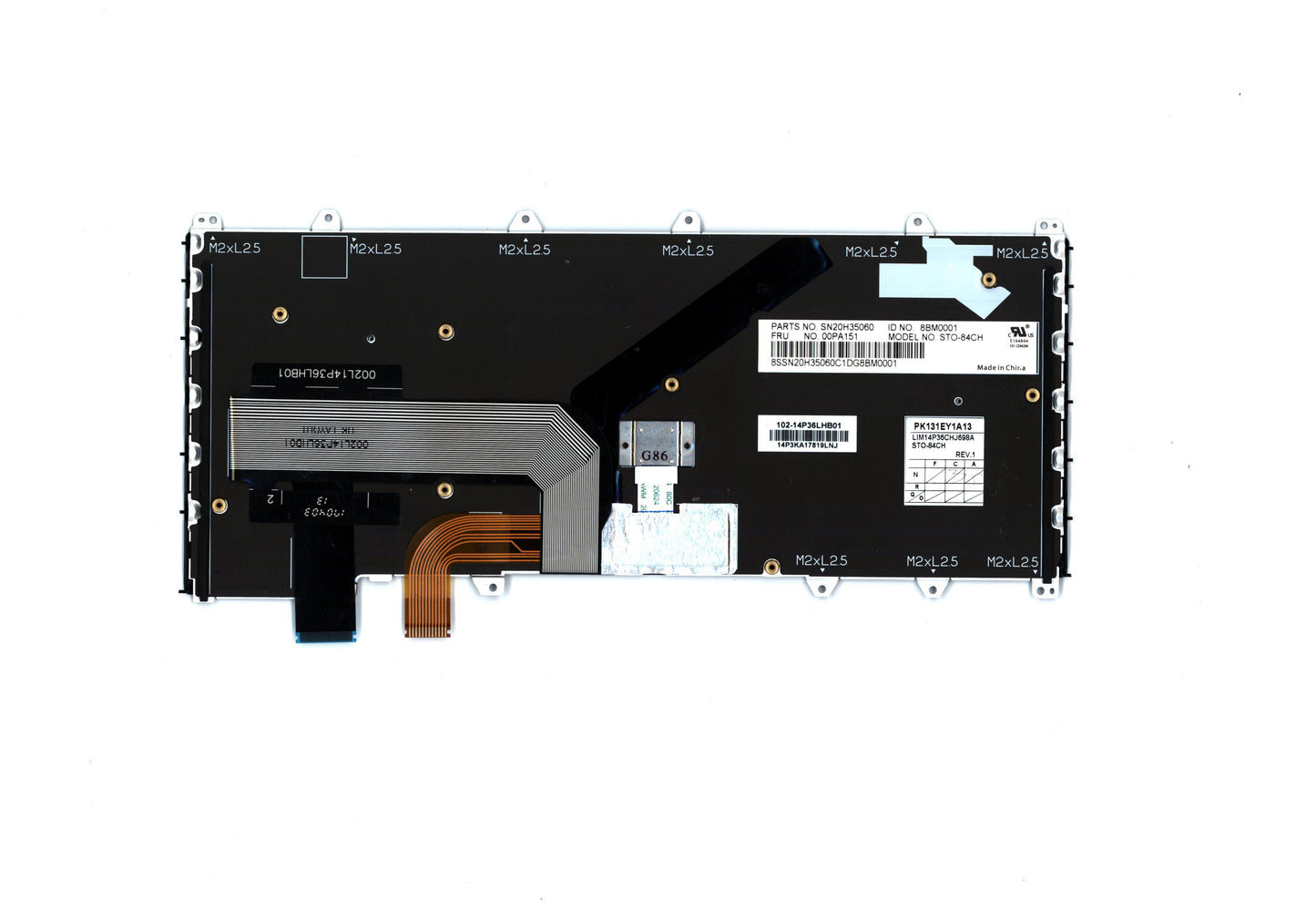 Lenovo Ki Keyboards Internal - 00PA151