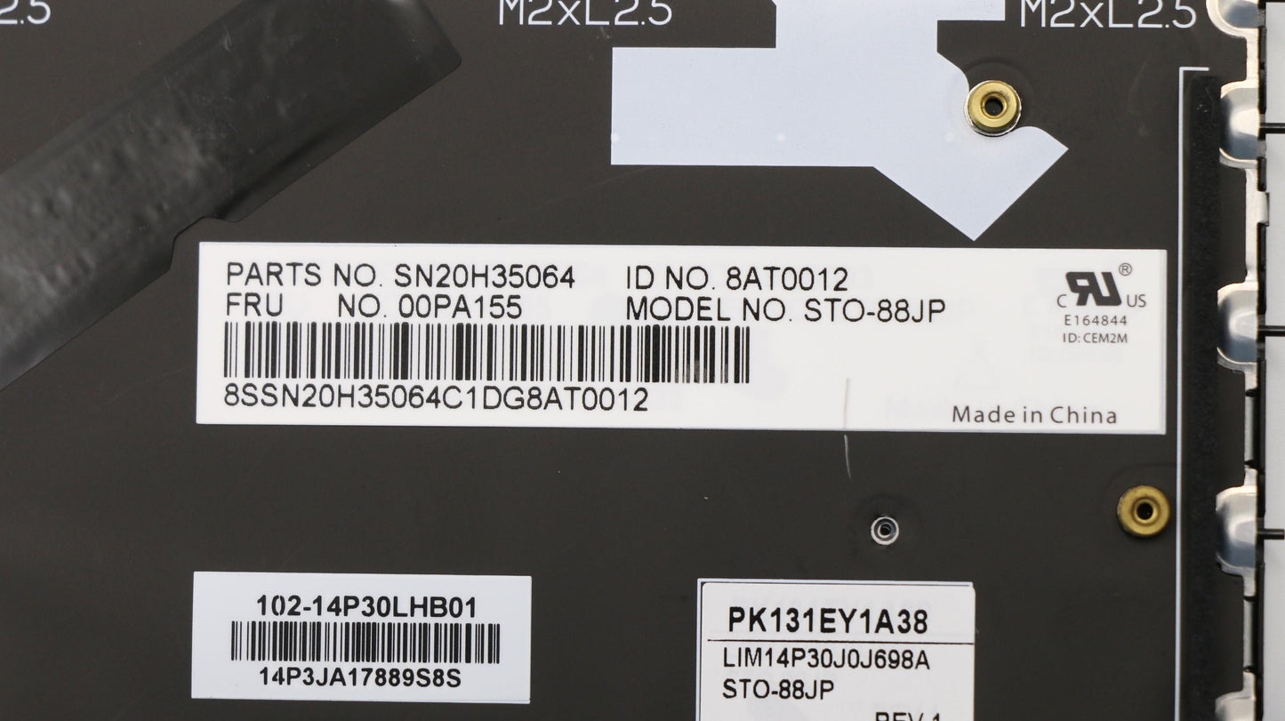 Lenovo Ki Keyboards Internal - 00PA155