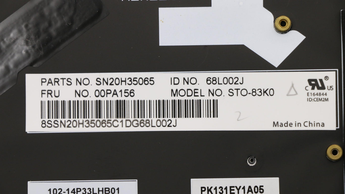 Lenovo Ki Keyboards Internal - 00PA156