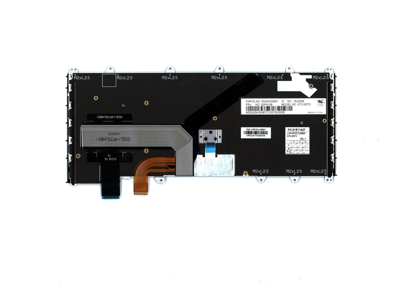 Lenovo Ki Keyboards Internal - 00PA158