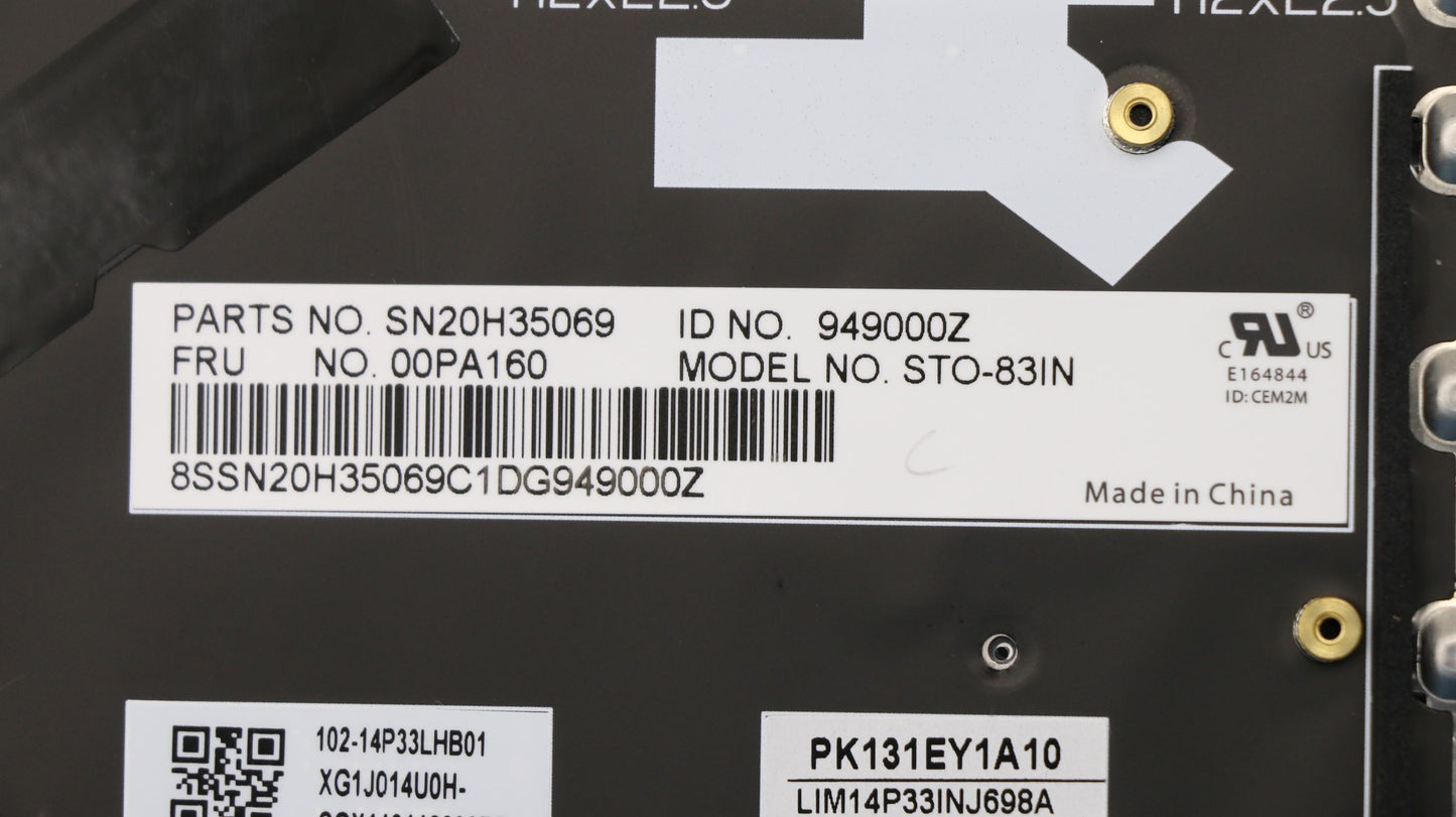 Lenovo Ki Keyboards Internal - 00PA160