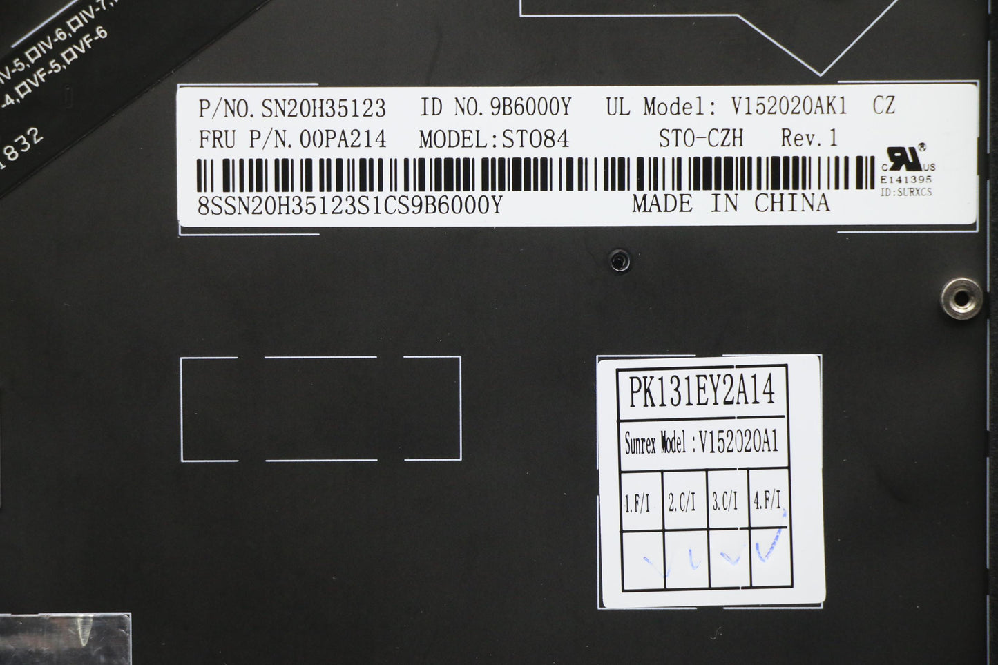 Lenovo Ki Keyboards Internal - 00PA214