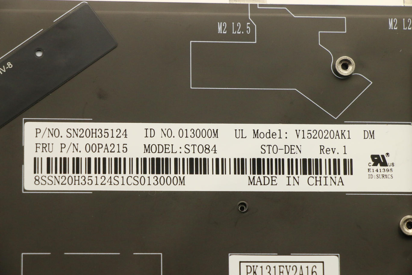 Lenovo Ki Keyboards Internal - 00PA215