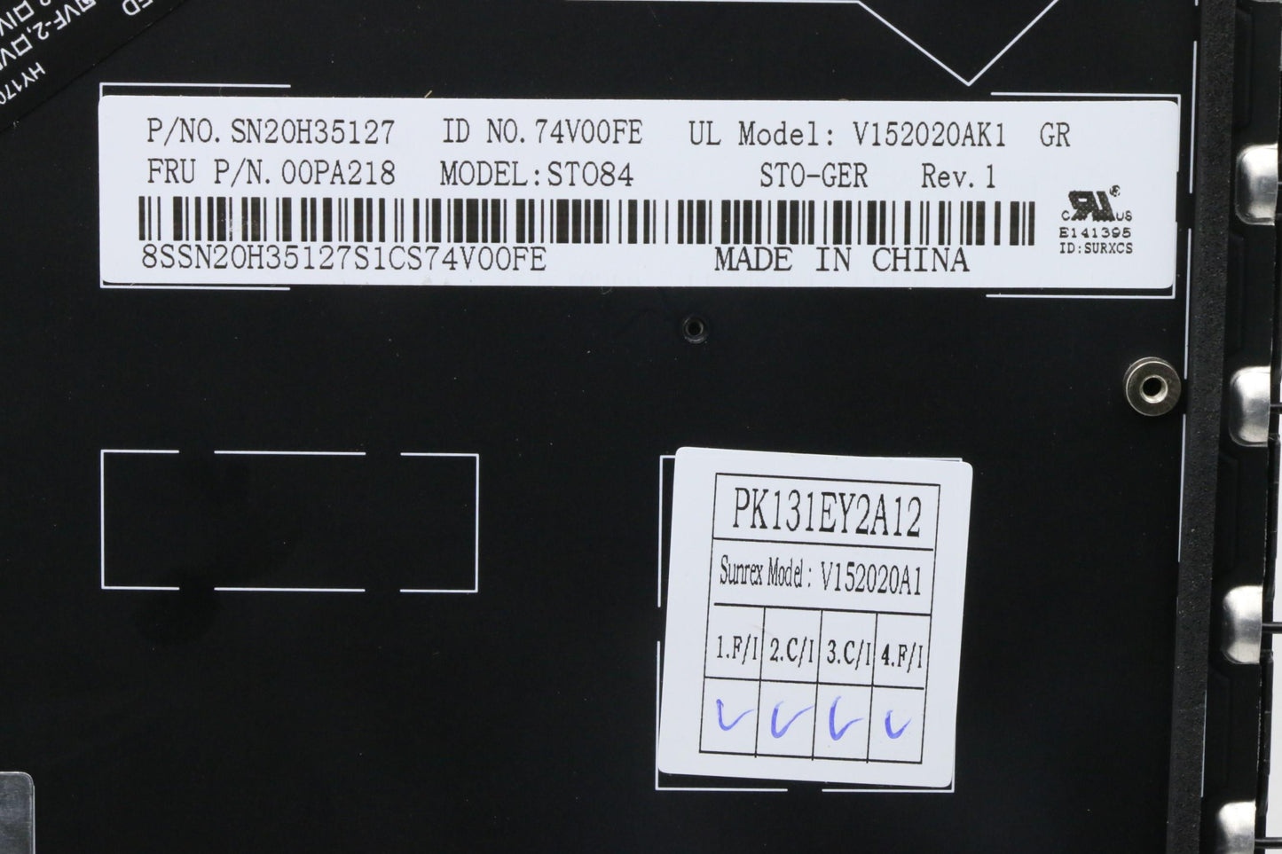 Lenovo Ki Keyboards Internal - 00PA218