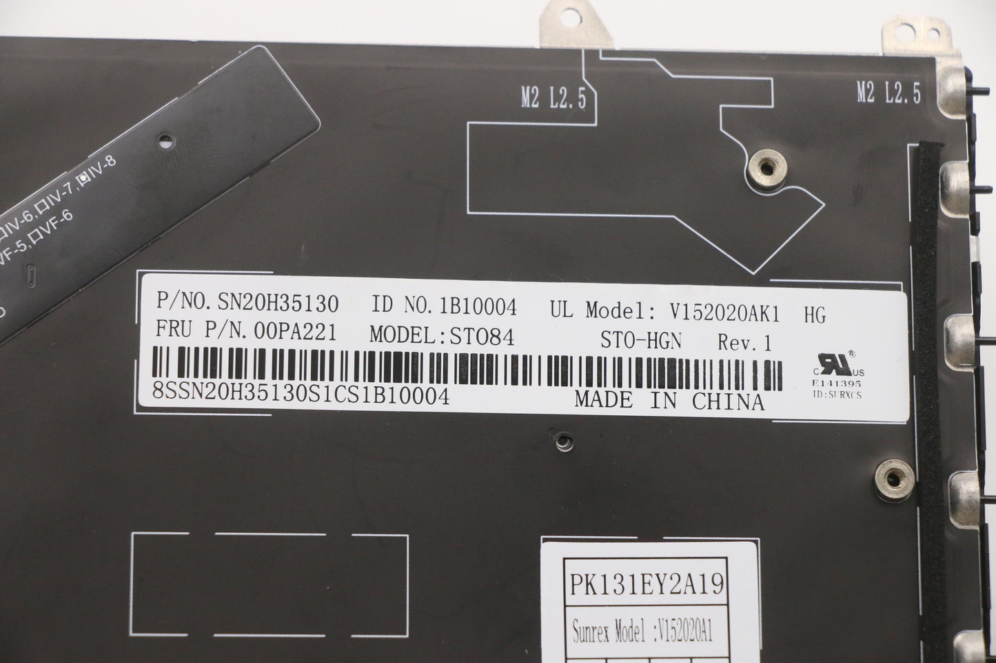 Lenovo Ki Keyboards Internal - 00PA221