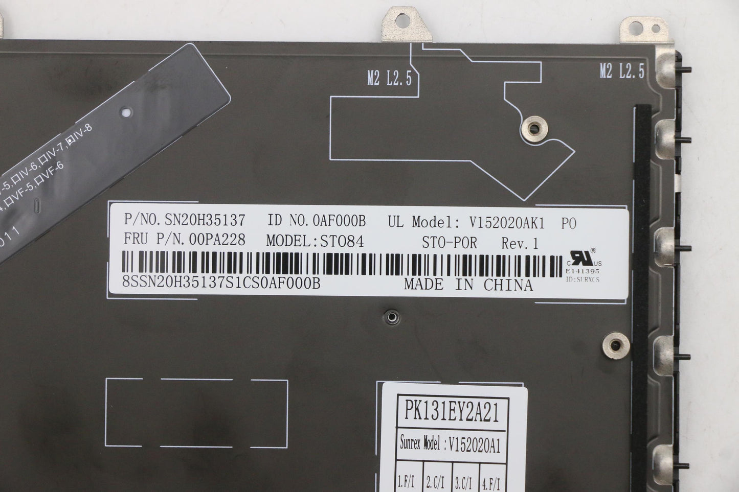 Lenovo Ki Keyboards Internal - 00PA228