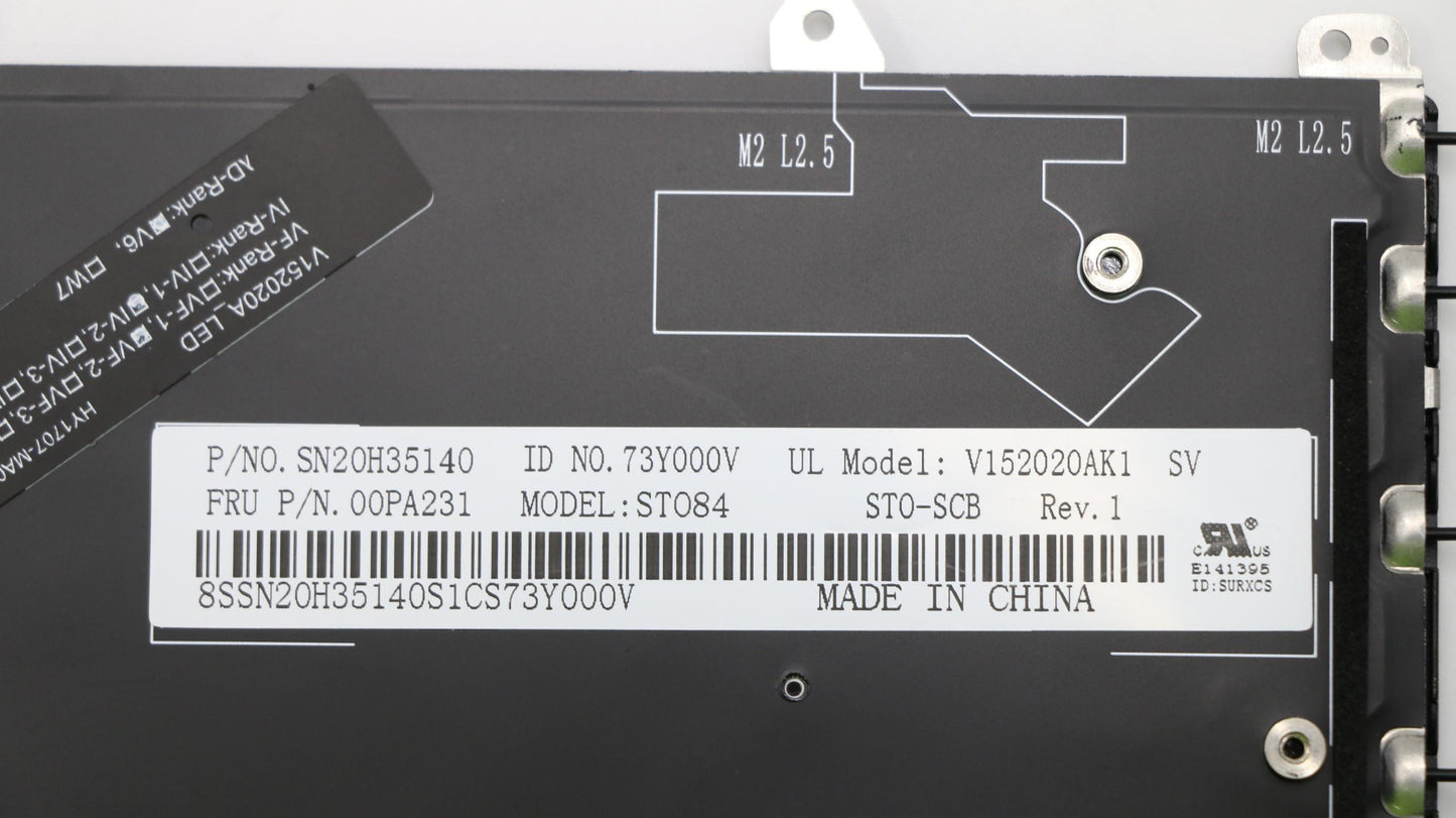 Lenovo Ki Keyboards Internal - 00PA231