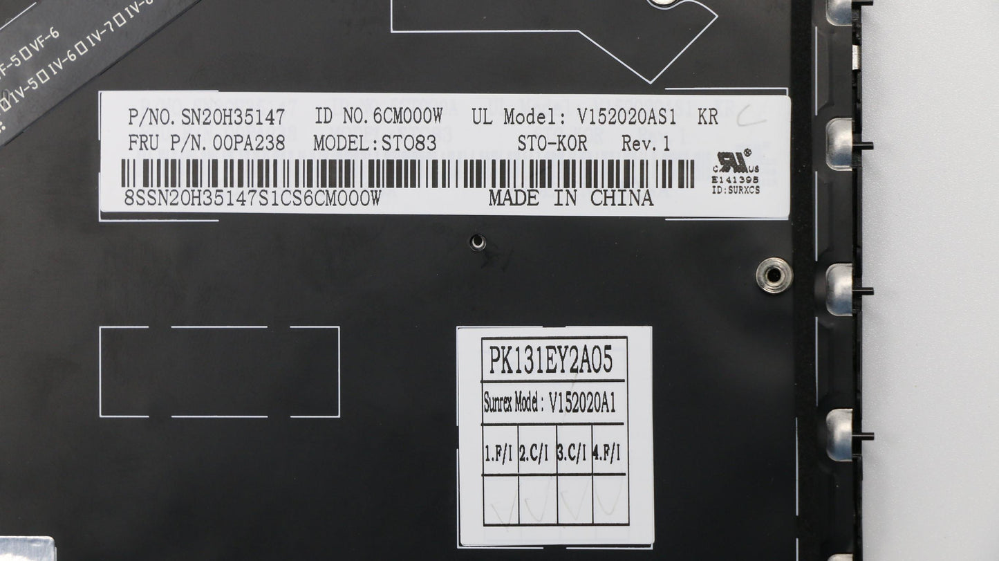 Lenovo Ki Keyboards Internal - 00PA238
