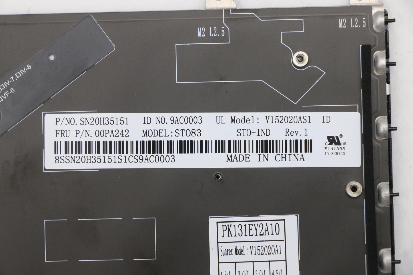 Lenovo Ki Keyboards Internal - 00PA242
