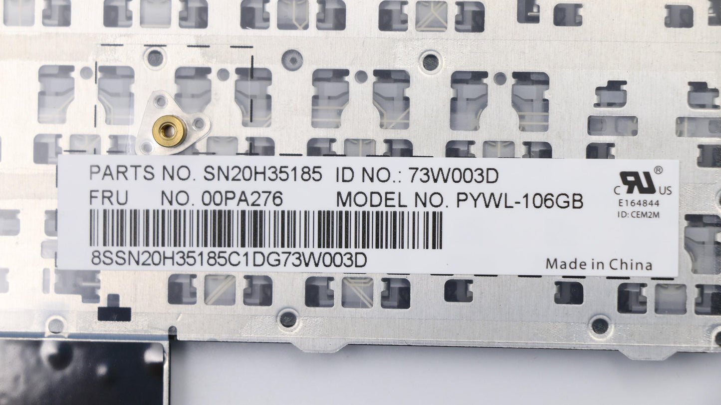 Lenovo Ki Keyboards Internal - 00PA276