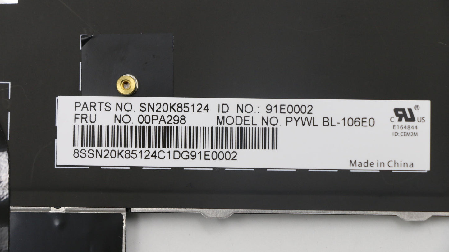 Lenovo Ki Keyboards Internal - 00PA298