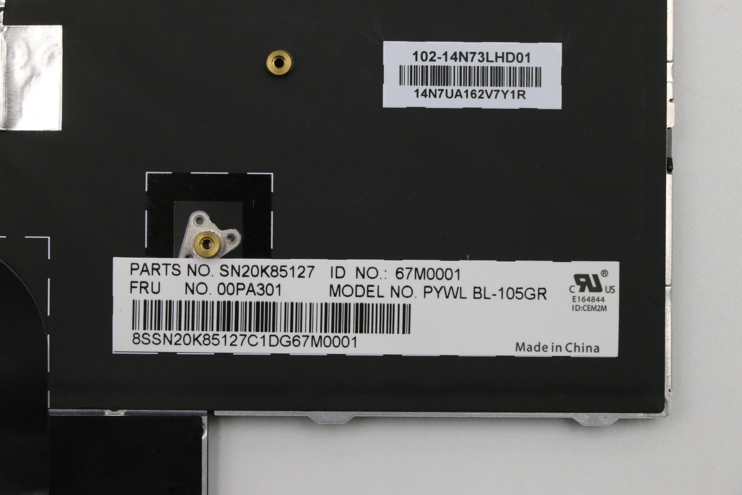 Lenovo Ki Keyboards Internal - 00PA301