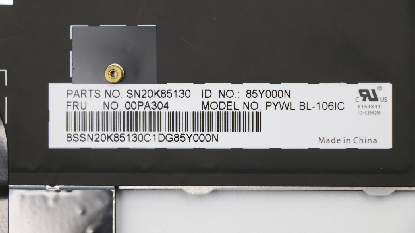 Lenovo Ki Keyboards Internal - 00PA304
